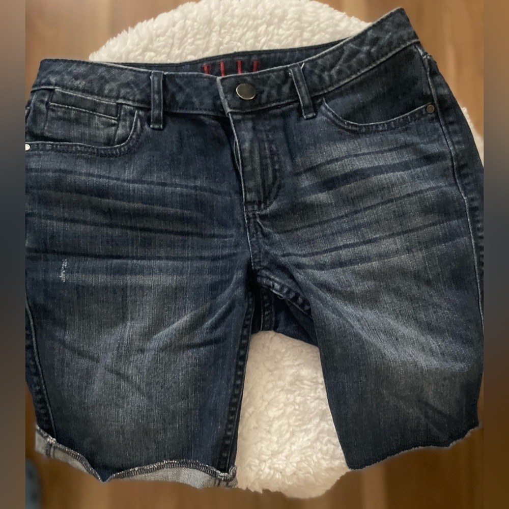 Elle Dark Denim Women's Shorts